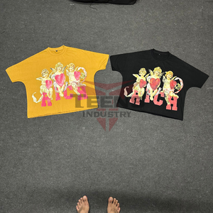 Camisetas Cortas para Hombre, OEM, Última Llegada, Diseño de Logotipo Personalizado, Estilo Urbano, Poliéster/Algodón, Transpirables y Ligeras - Product Image 2