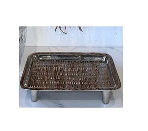 Plateau à desserts en bois de qualité supérieure dernière conception forme rectangulaire dates plateau de service de bonbons pour les meilleures ventes - Product Image 5