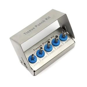 6 uds Manual de potencia de acero inoxidable implante Dental trefina taladro perforador de tejido instrumento quirúrgico para plantar implantes dentales - Product Image 4