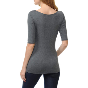Nueva Camiseta clásica de gran tamaño de manga corta de algodón y poliéster para mujer, camisas de alta calidad, camisetas informales holgadas para mujer - Product Image 4