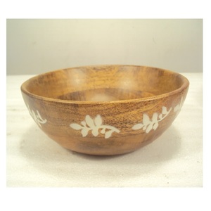ชามไม้พร้อมฝาโลหะชามสลัดไม้เสิร์ฟอาหารเย็น - Product Image 4