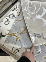 Maschinell Gefertigter Jacquard-Gewebter Moderner Polypropylen Türkischer Teppich Hochwertige Jute-Rückseite Fleckbeständig Flachflorig Mittelhoch