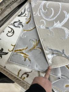 Alfombra Turca Moderna de Polipropileno Jacquard Tejida a Máquina, con Respaldo de Yute de Alta Calidad, Resistente a las Manchas, de Pelo Alto y Diseño Abstracto - Product Image 3