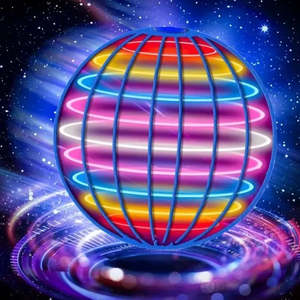 Boule volante en plastique brillant de type boomerang - Product Image 2