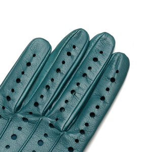 Gants de conduite en cuir de haute qualité Meilleurs gants de conduite 2025 Gants de conduite en cuir d'agneau - Product Image 2