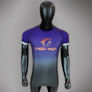 Personalizado de alta calidad de manga larga Anti UV protección solar Surf traje de baño camisa de impresión completa de poliéster transpirable Rash Guard para mujeres - Product Image 2