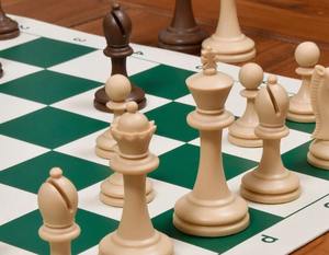 Pièces d'échecs en plastique teintes de la série Blitz de haute qualité, en bois de santal et brun chocolat, ensemble à prix abordable - Product Image 6