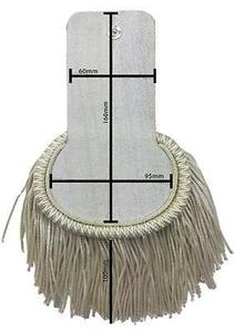 Épaulette d'épaule en lingot d'or avec frange gland uniforme tactique Épaulette d'épaule accessoires faits à la main - Product Image 3