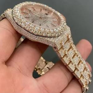 Reloj de Lujo con Diamantes de Alta Calidad para Mujer, con Pantalla Analógica y Correa Inspirada en Joyería, Disponible para Suministro Mundial - Product Image 3