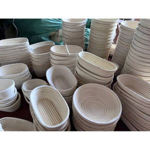 Ensemble d'outils de cuisson ensemble de paniers d'épreuvage ronds, demande personnalisée de canne naturelle, cuire du pain avec des marques professionnelles - Product Image 5