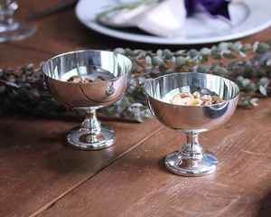 Cuenco de helado de acero inoxidable, cuenco de helado decorativo moderno de Metal superventas, acero inoxidable plateado - Product Image 6