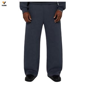 OEM Wholesale Custom logo High Quality Fleece Sweatpants Men 2023 Heavyweight <b>Jogger</b> Flare Baggy Sweat Track Pants for Men - Product Image 5