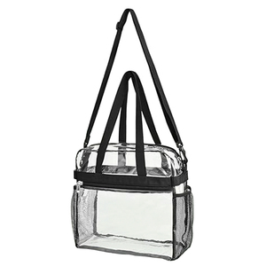 Stadium-Approved PVC Cosmetic <b>Bag</b> & Case Convenient Crossbody Shoulder Strap with <b>String</b> Closure Fashionable Backpack Design - Product Image 1