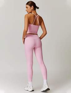 Yoga <b>Sets</b> Women's Sportswear <b>Pink</b> color Workout <b>Sets</b> for Women <b>Gym</b> Wear Women <b>Sets</b> Yoga & Running Workouts - Product Image 3