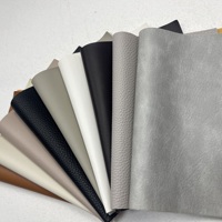 Échantillon gratuit PU Faux cuir tissu pour siège de voiture canapé PU Rexine cuir matériel Stocklot feuilles pour la décoration de meubles