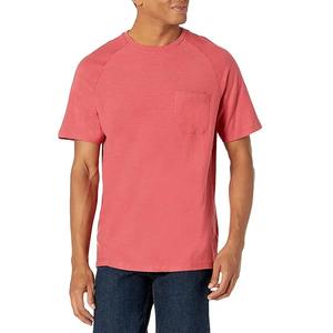 T-shirt pour homme, style décontracté, nouveau style, manches courtes, vêtements d'été, 100% coton, couleur unie, uni, surdimensionné, col haut, t-shirts pour homme - Product Image 3