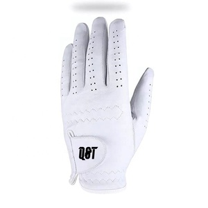Meilleur prix gants de golf de sport pour hommes confortables en cuir de mouton véritable Cabretta avec logo personnalisé - Product Image 6