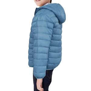 Chaqueta acolchada azul personalizada de alta calidad para hombre con cuello levantado acolchado-Nueva condición para la venta al por mayor de invierno - Product Image 3