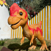 Modèle animatronique de dinosaure électrique simulé pour parc d'aventure, utilisation en intérieur/extérieur, école, garderie, centre commercial, aéroport, en métal, certifié CE