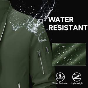 Automne mode veste nouveaux hommes coupe-vent Bomber veste hommes vêtements de plein air décontracté Streetwear haut - Product Image 6