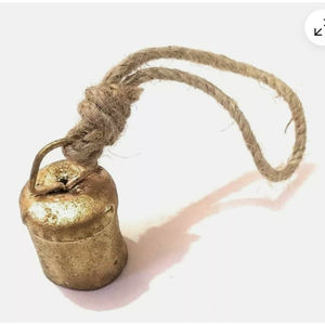 Premium Quality Modern Style Gold Metal Cow <b>Bells</b> Hanging Decorative Christmas Decoration From Supplier in Bulk - Product Image 2