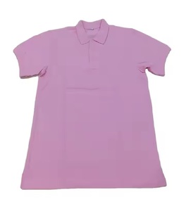 100% algodón puro para hombres para Polos calidad estándar logotipo personalizado bordado sólido High Street liso teñido calidad superior elegante - Product Image 1