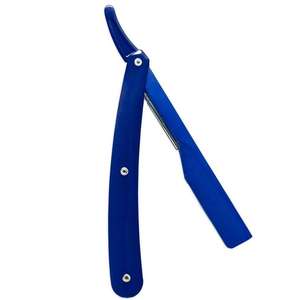 Custom Logo Straight Barber <b>Razor</b> White Plastic Handle Disposable Single-<b>Blade</b> Shave <b>Razor</b> Face Body Use Stainless Steel <b>Blade</b> - Product Image 5