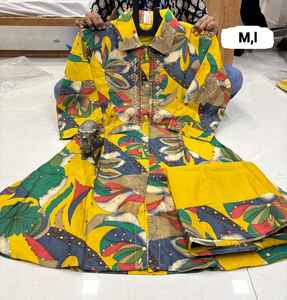 New Arrival Printed Muslin <b>Kurti</b> And Plazzo <b>Woman</b> Fashion Manufacturer And Supplier From Surat At Cheap Rate - Product Image 4
