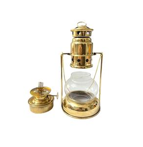 Lanterne en métal de style baroque Lanterne de ferme finie en laiton antique pour porche de fête - Product Image 6