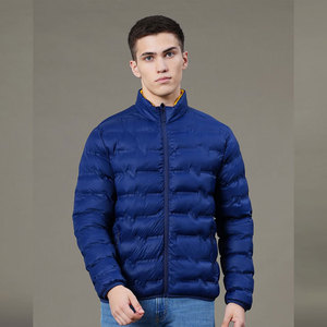 Fabricants de vêtements personnalisé hommes hiver chaud coupe-vent matelassé doudoune légère résistante à l'eau - Product Image 4