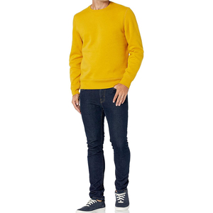 Sweat-shirt à manches longues en gros, de haute qualité, avec impression de logo personnalisé, sweat-shirt à col rond pour homme - Product Image 1