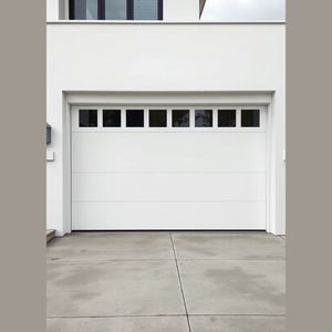 Porte <span class=keywords><strong>de</strong></span> <span class=keywords><strong>garage</strong></span> sectionnelle à système automatisé, fabrication sur mesure, design surélevé, performances <span class=keywords><strong>de</strong></span> qualité commerciale, <span class=keywords><strong>prix</strong></span> <span class=keywords><strong>de</strong></span> gros - Product Image 2