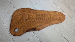 Planche à découper en bois massif extra large de 51 cm, fabriquée à la main, sans danger pour les aliments, pour la cuisine quotidienne intensif - Product Image 3