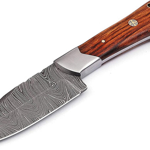 Cuchillo de chef de acero de Damasco de alta calidad para uso en la cocina hecho en fábrica con Funda de cuero a bajo precio - Product Image 6