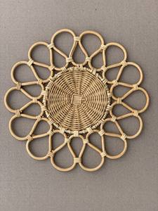 Trendy Decoration Items - Natural <b>Rattan</b> <b>Placemat</b> Charger Plates - <b>Rattan</b> Wicker Wedding Kitchenware Decor at Competitive Price - Product Image 3
