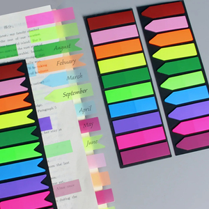 Vật nuôi không thấm nước tự dính trang đánh dấu nhựa ghi chú dính với mũi tên cờ Tab chỉ số trang dễ sử dụng - Product Image 3