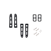 Rieles Laterales de Techo de Aleación de Aluminio Compatibles con Caddy 2003-2010 SWB – Sistema de Portaequipajes de Techo de Repuesto, Capacidad de 75 kg