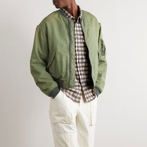 Chaqueta Bomber de Manga Larga con Cuello Alto y Diseño Personalizado con Logotipo para Hombre, Colección de Invierno, Nuevo Diseño al por Mayor - Product Image 2