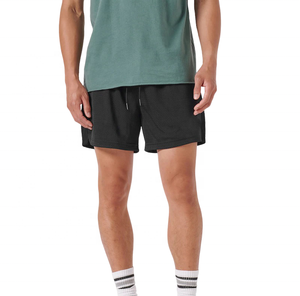 Short en maille avec logo personnalisé Short en maille de couleur personnalisé pour homme en polyester imprimé par sublimation - Product Image 2