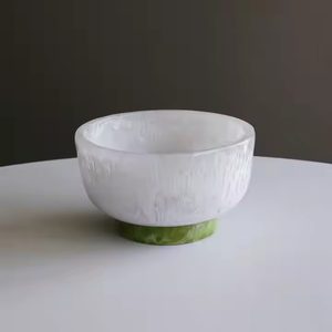 Tazón de resina epoxi de color sólido, tazón de comida y frutas de uso familiar real, tazón para servir ensaladas de alta calidad de Crescent Crafts - Product Image 4