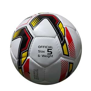 Ballon de football professionnel personnalisé de haute qualité en PVC PU 5 meilleure vente machine de football en cuir officielle cousue pour le Pakistanais - Product Image 6