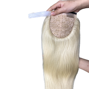 VQ Hair ofrece elegantes extensiones de cabello virgen humano Rubio crudo en todos los tamaños para estilos de cola de caballo - Product Image 1