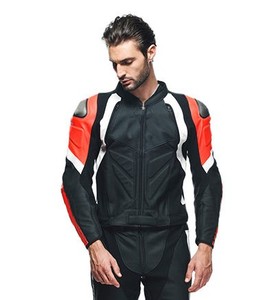 Chaqueta de Motociclista Kivotech para Hombre, Impermeable, Cortavientos, Transpirable, para Todo Clima, de Cuero Genuino y Textil, Tallas Grandes - Product Image 1