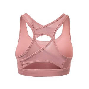 เสื้อชั้นในกีฬาโยคะสำหรับผู้หญิงแบบซัพพอร์ตสูง - น้ำหนักเบา ระบายอากาศได้ดี แห้งเร็ว ไร้ตะเข็บ พร้อมปรับขนาดและสีได้ - Product Image 1
