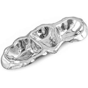 New Wholesale Custom Metal Food Serving Platter <b>Home</b> <b>Essential</b> Dining Table Indoor Parties Decorative Food Serving Dish - Product Image 2