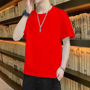 Camiseta para hombre, camiseta personalizada para gimnasio, Fitness, algodón, licra, secado rápido, transpirable, para hombre, camiseta para correr, deportes, cuello redondo - Product Image 4