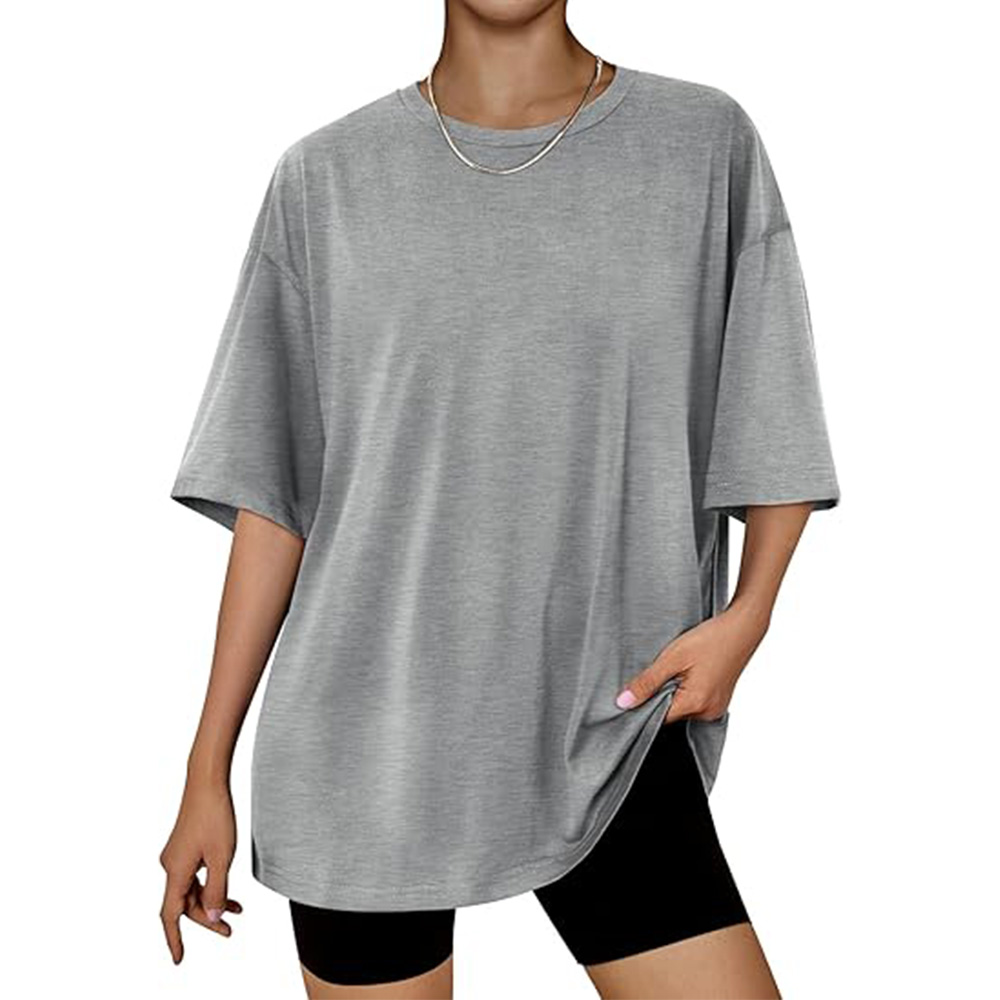 T-shirt for Women Blue Oversized Women's t Shirt Plus Size T shirt