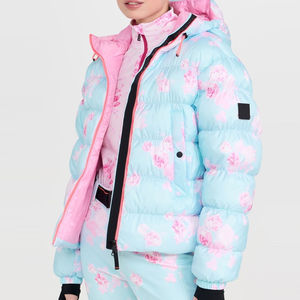 Veste matelassée pour femme, hiver, à capuche, manteau décodé avec décoration brodée, capuche amovible, meilleure qualité bon marché pour femmes - Product Image 4