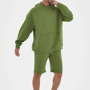 Jersey cálido de invierno informal para hombre, de talla grande sudaderas con capucha, logotipo personalizado, apliques bordados de poliéster mezclado de algodón de alta calidad - Product Image 4