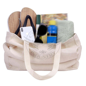 Sac fourre-tout en nylon personnalisable, résistant, pour épicerie et plage, avec poignée en corde - Sac de shopping promotionnel multi-usages - Product Image 2